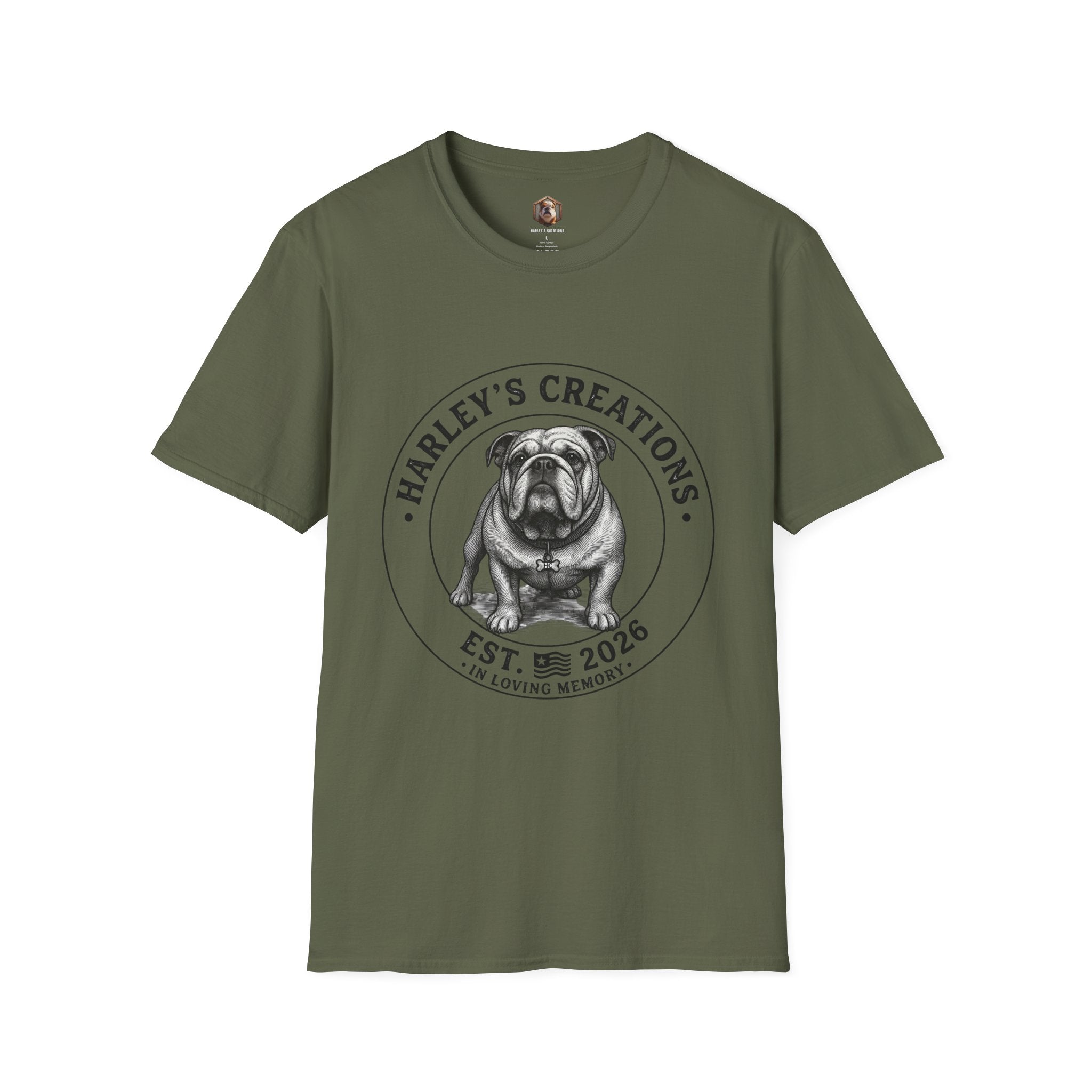 "Harley’s Creations" Bulldog T-Shirt