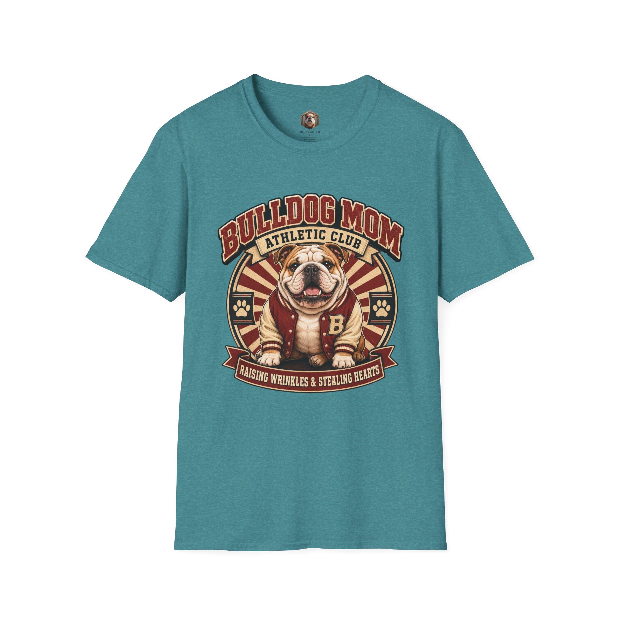 Bulldog Mom Athletic T-Shirt
