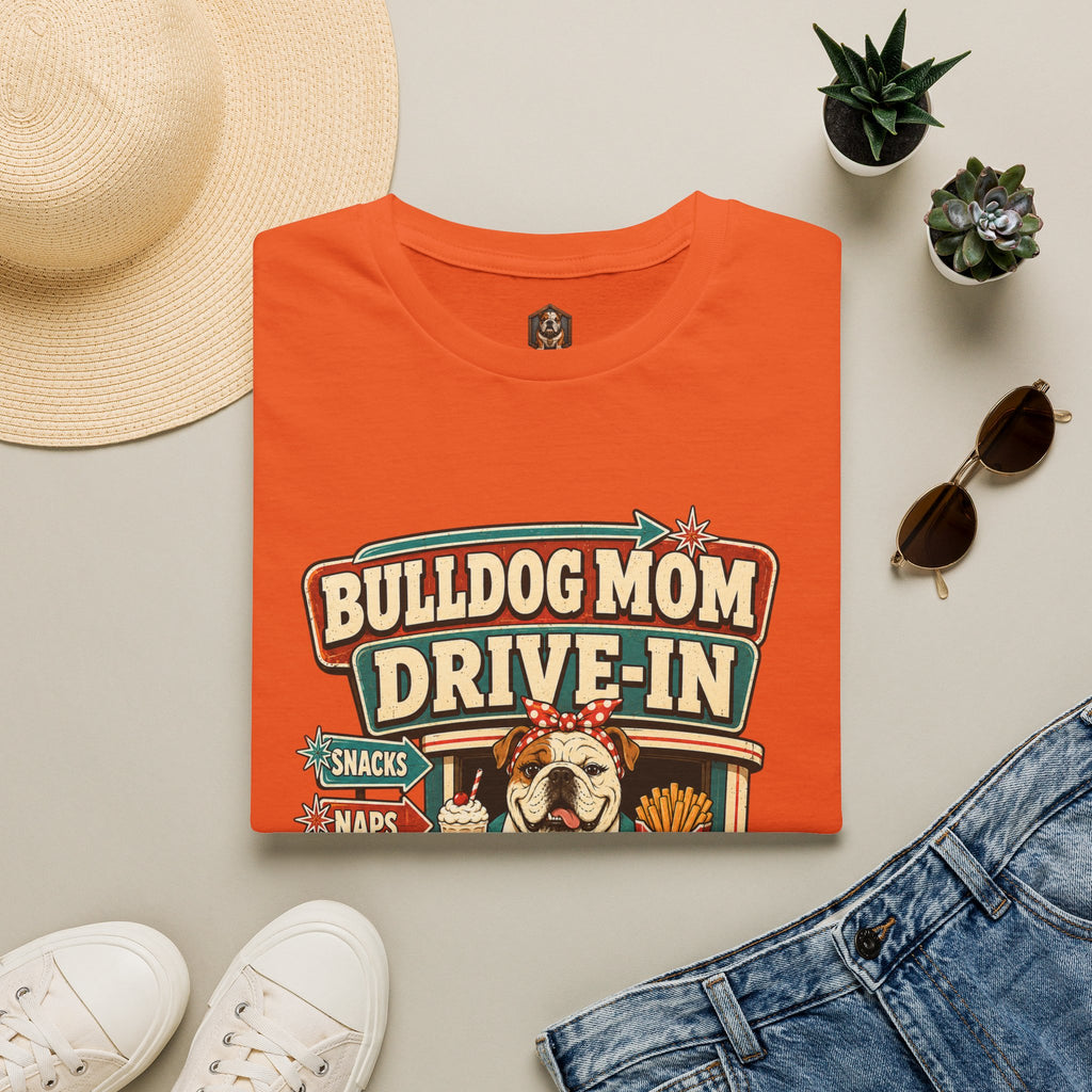Bulldog Mom Drive-In T-Shirt