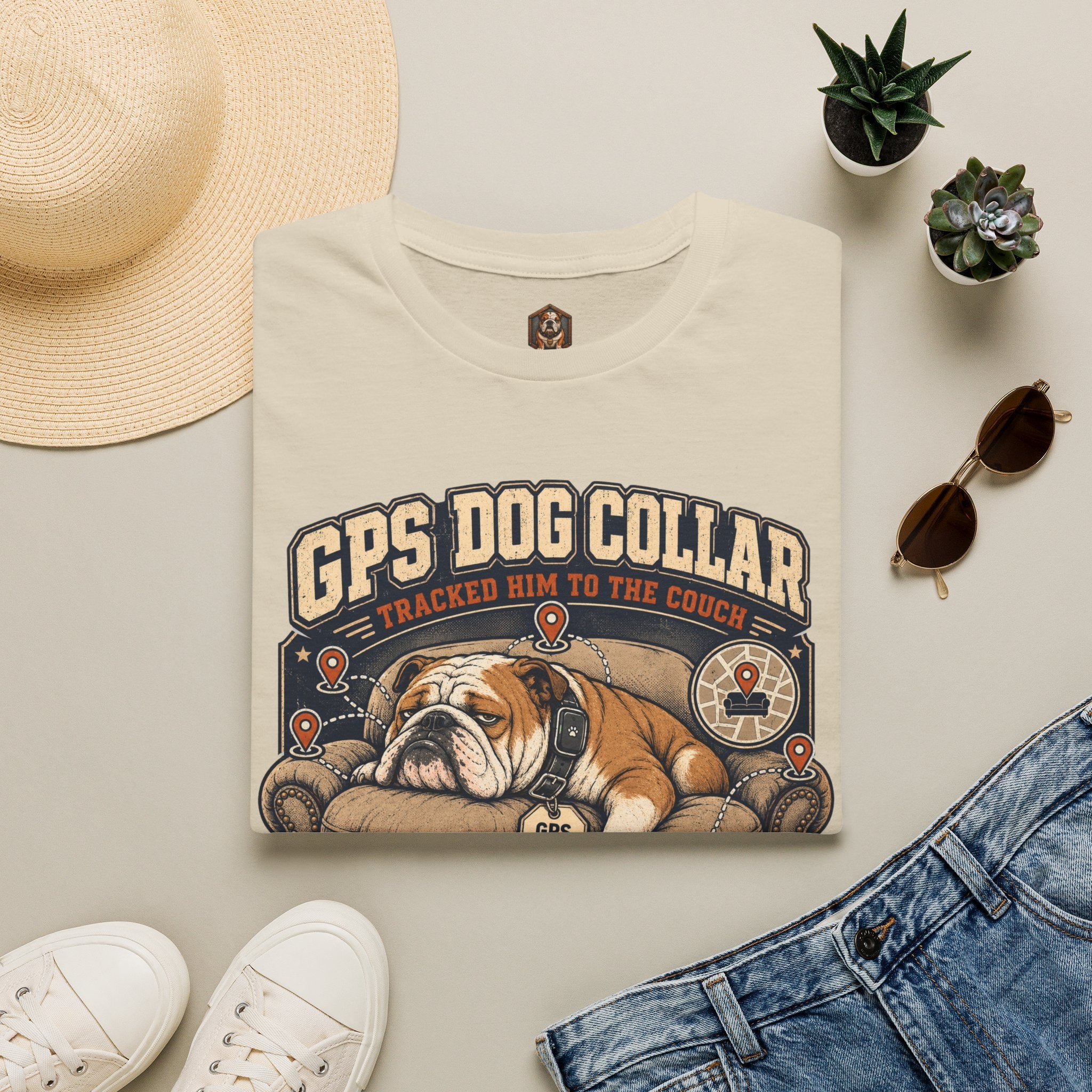 GPS Dog Collar T-Shirt