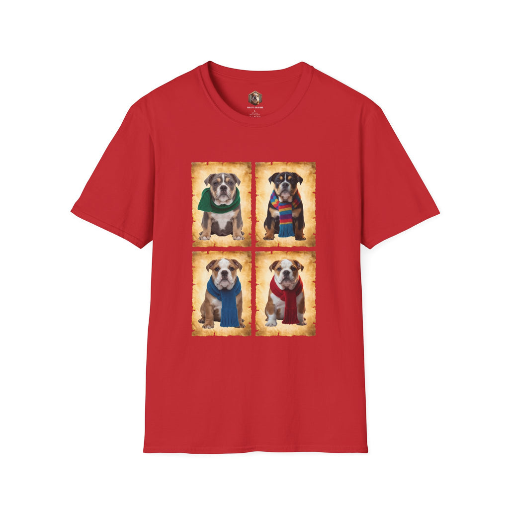 Four Bulldog Puppies T-Shirt