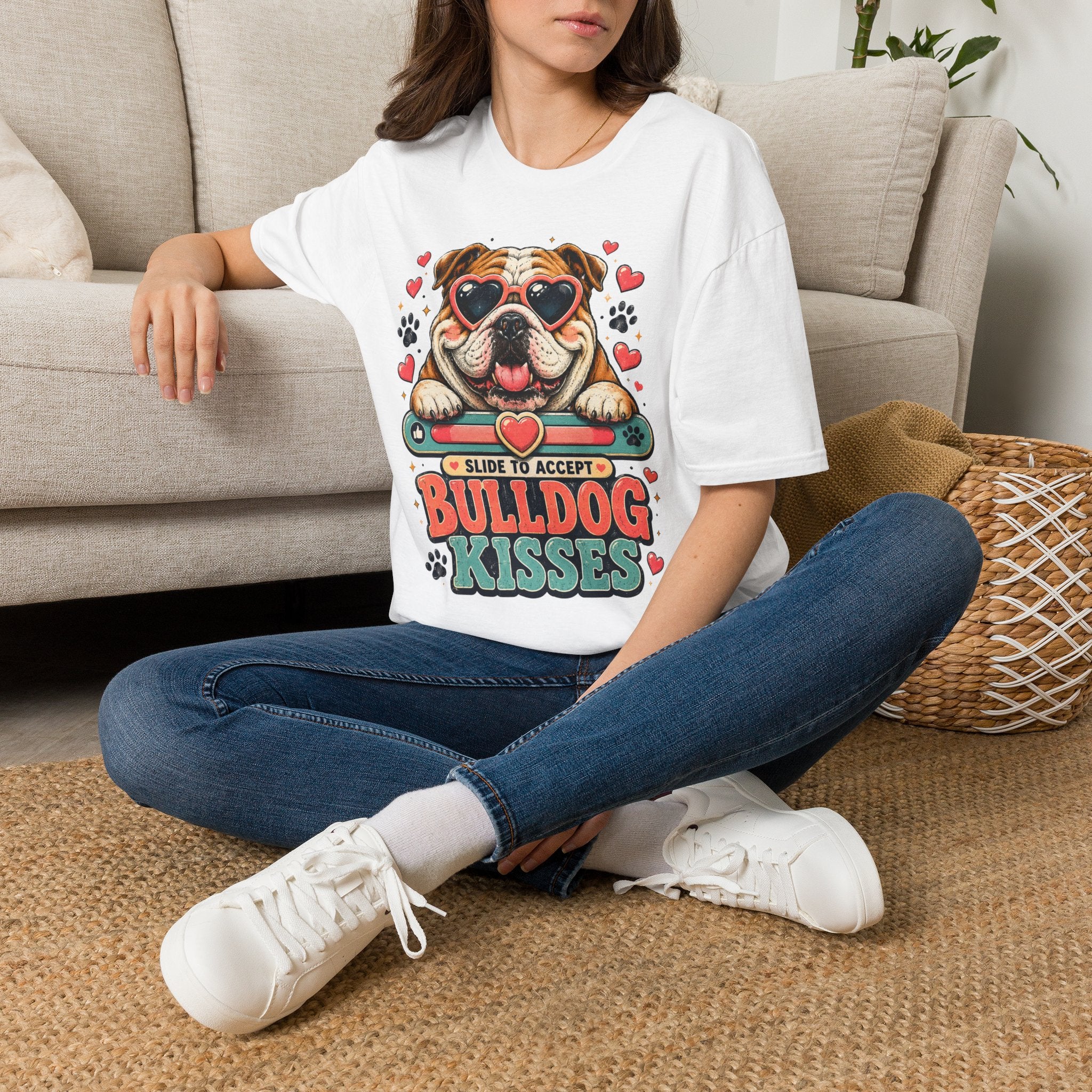 Bulldog Kisses T-shirt