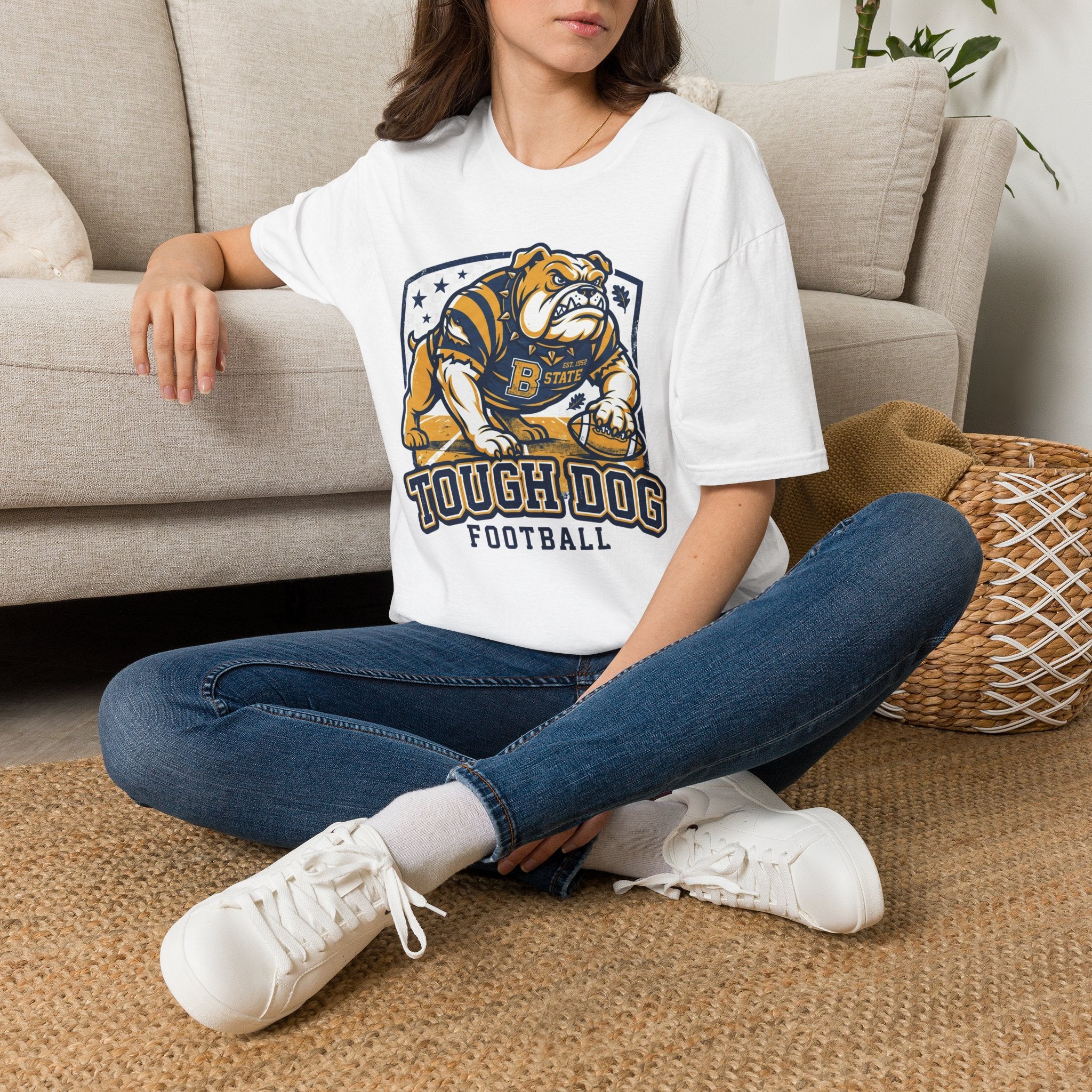 Bulldog Football T-Shirt