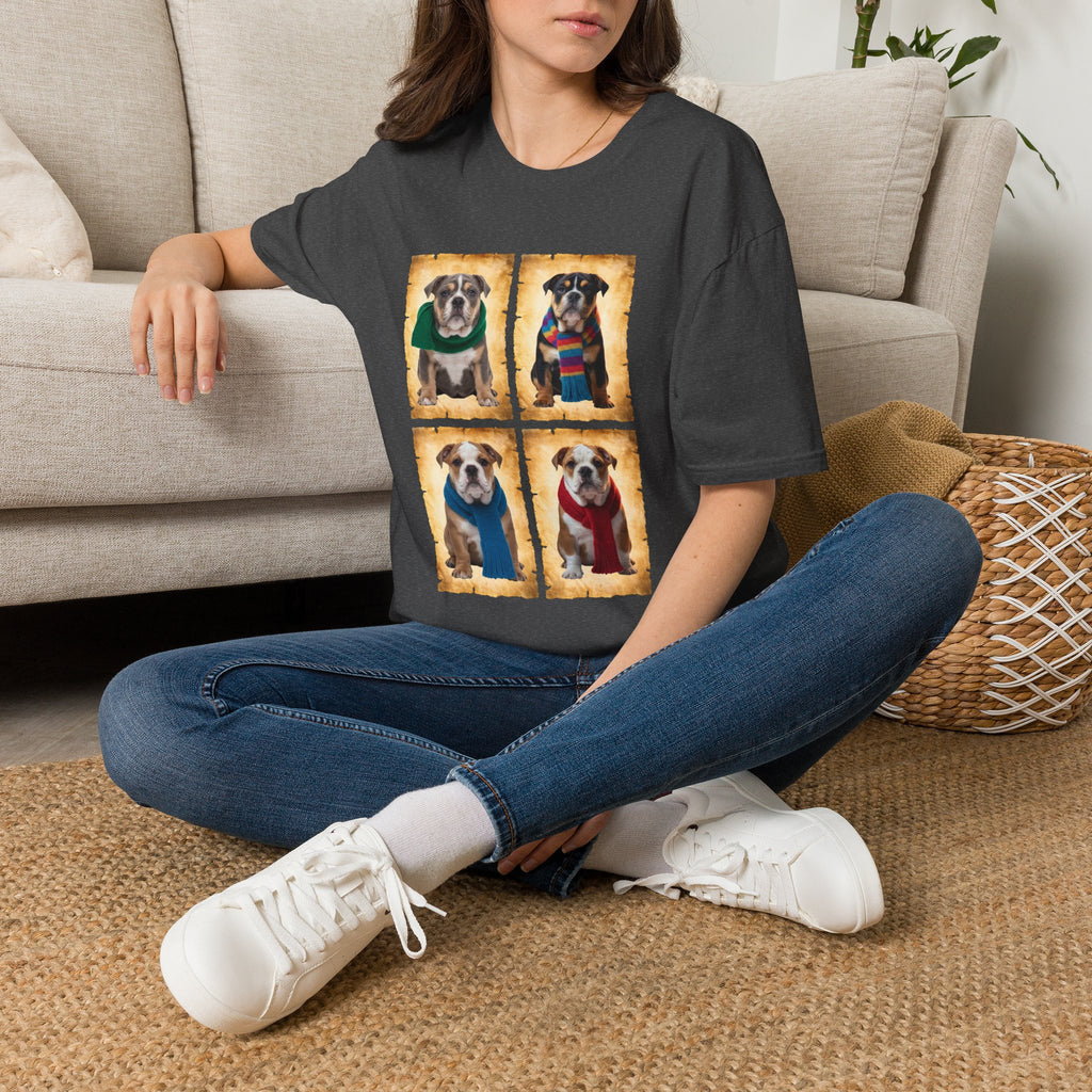 Four Bulldog Puppies T-Shirt