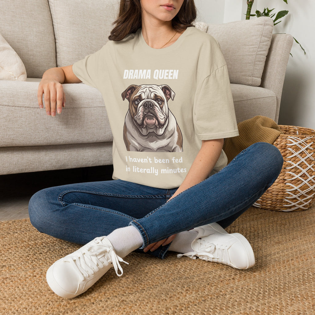 Drama Queen Bulldog T-Shirt