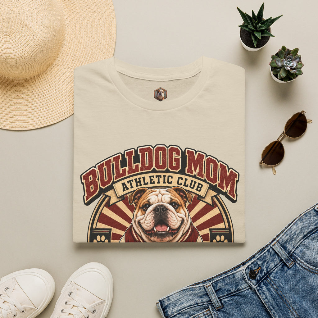 Bulldog Mom Athletic T-Shirt