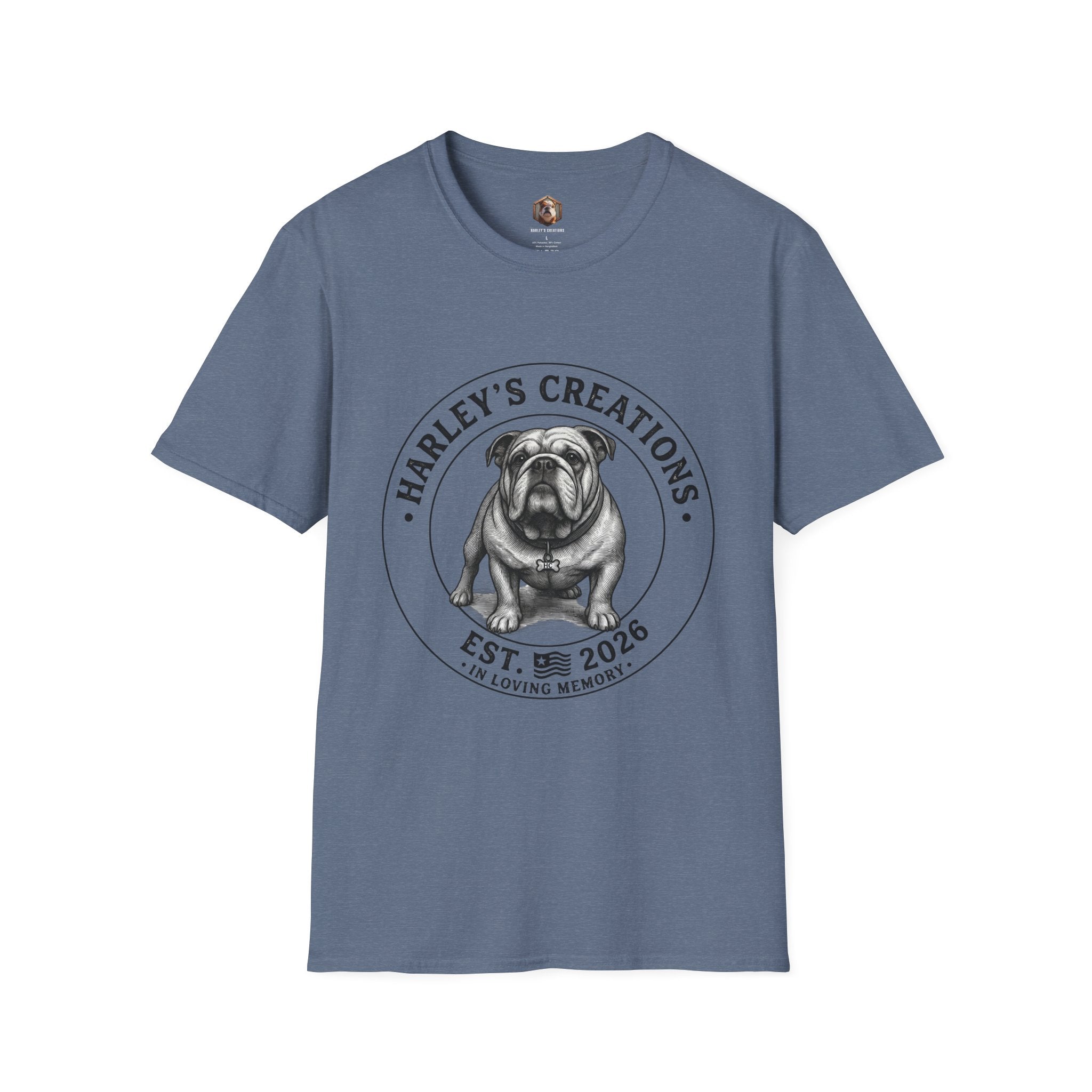 "Harley’s Creations" Bulldog T-Shirt