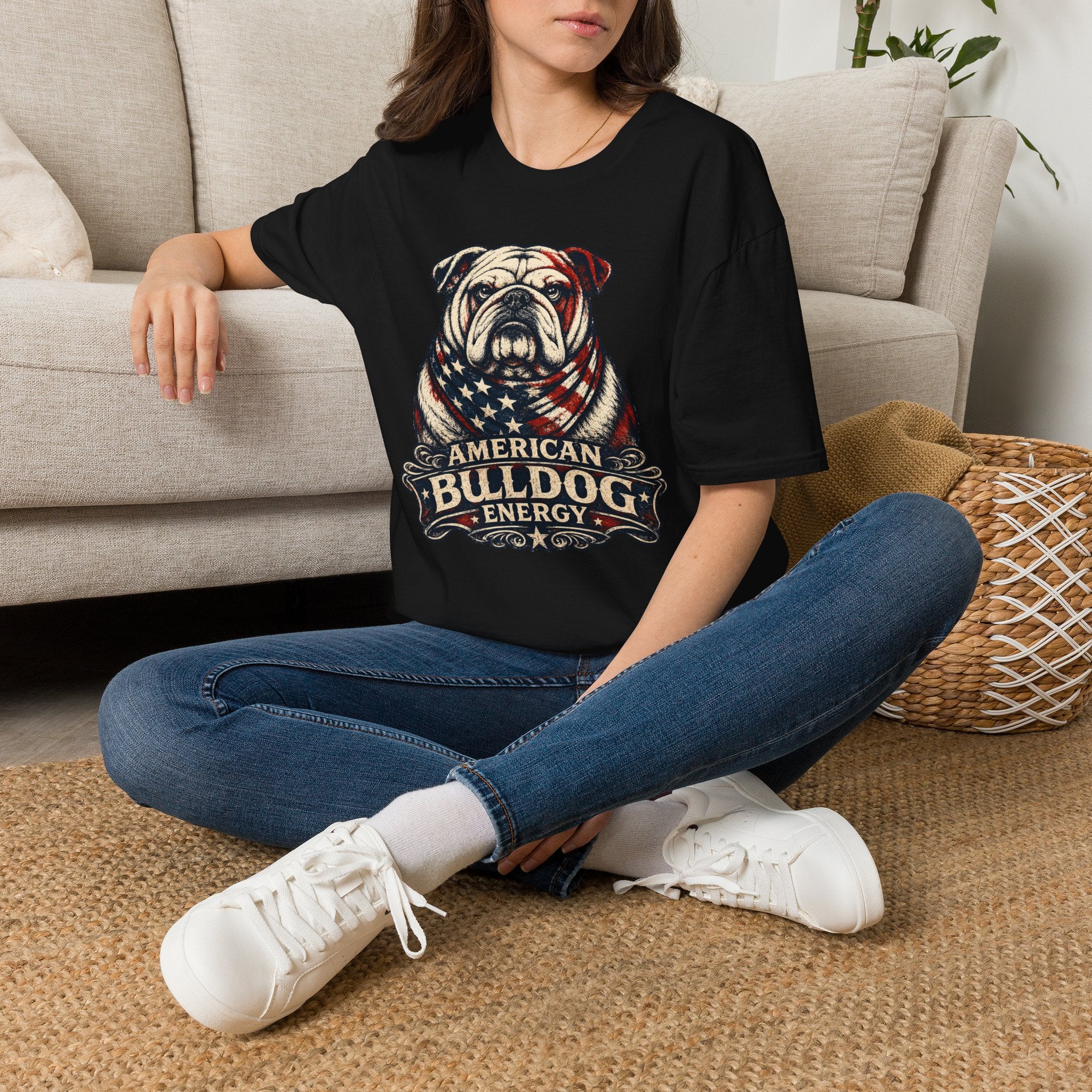 Patriotic Bulldog T-Shirt
