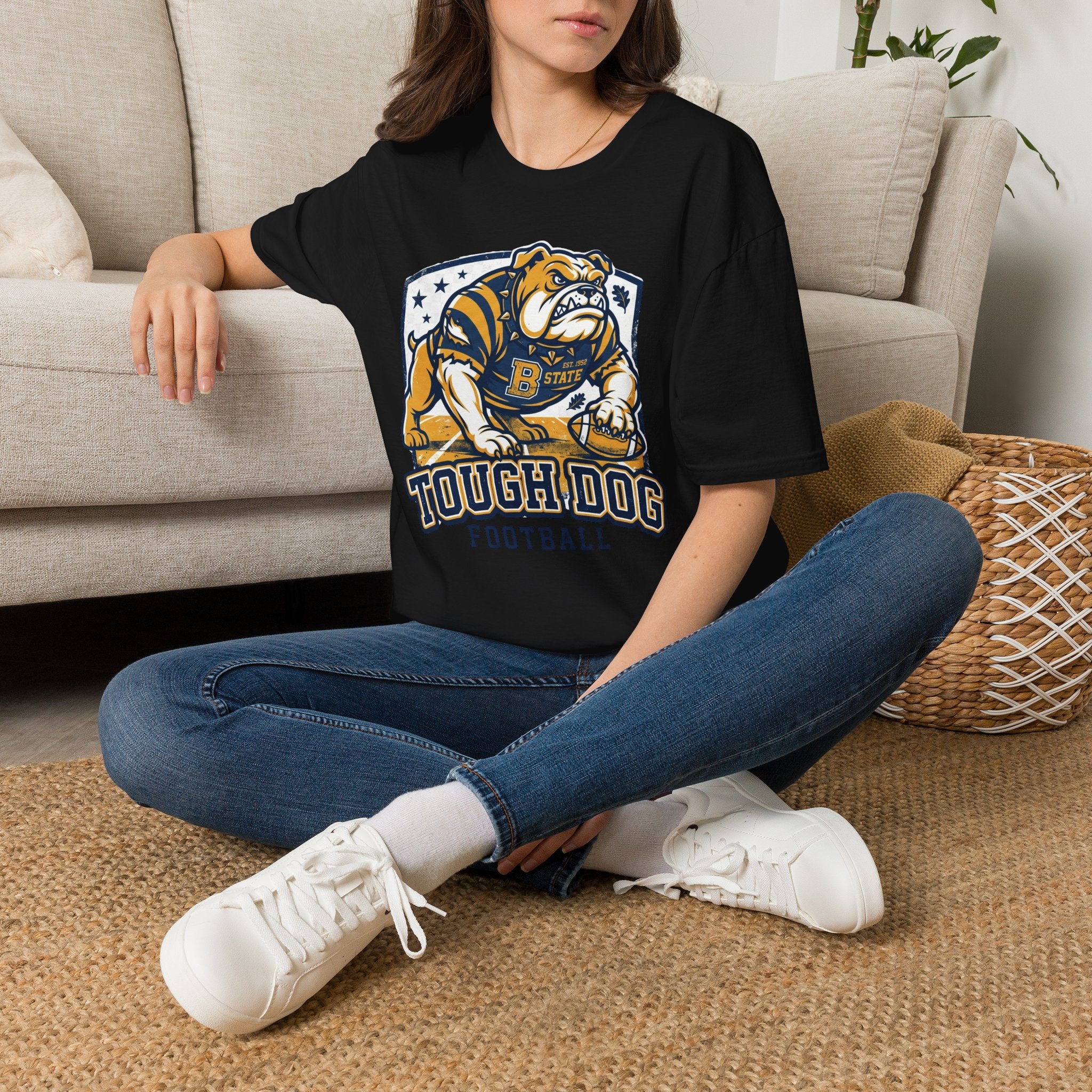 Bulldog Football T-Shirt