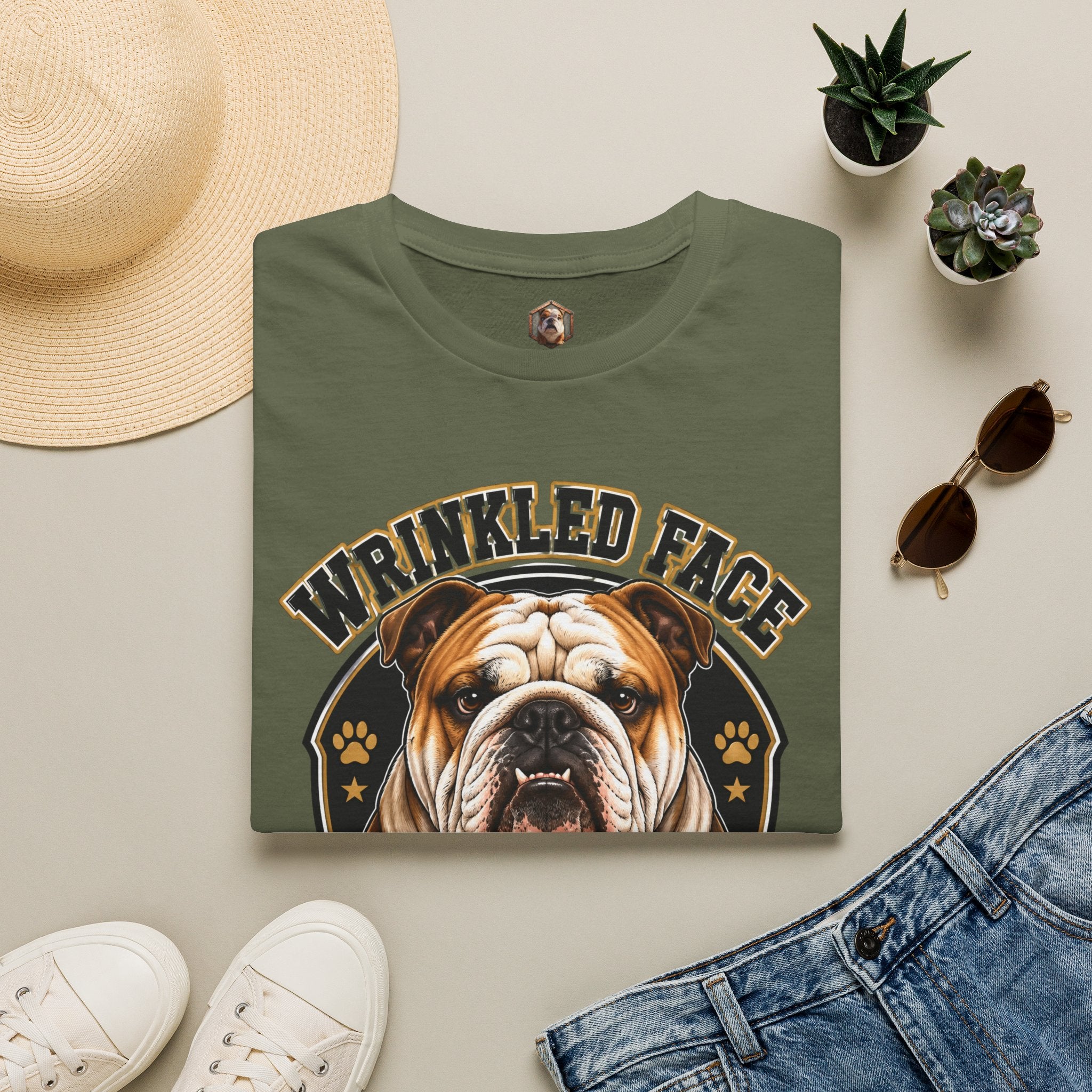 wrinkled face T-Shirt