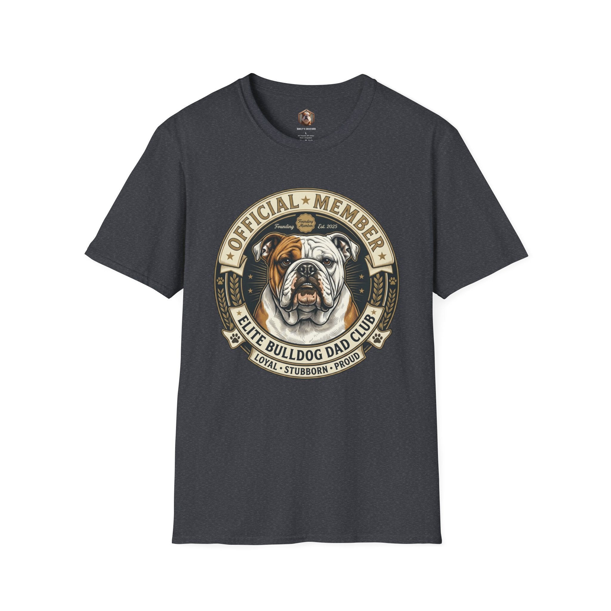Bulldog Dad Club T-Shirt