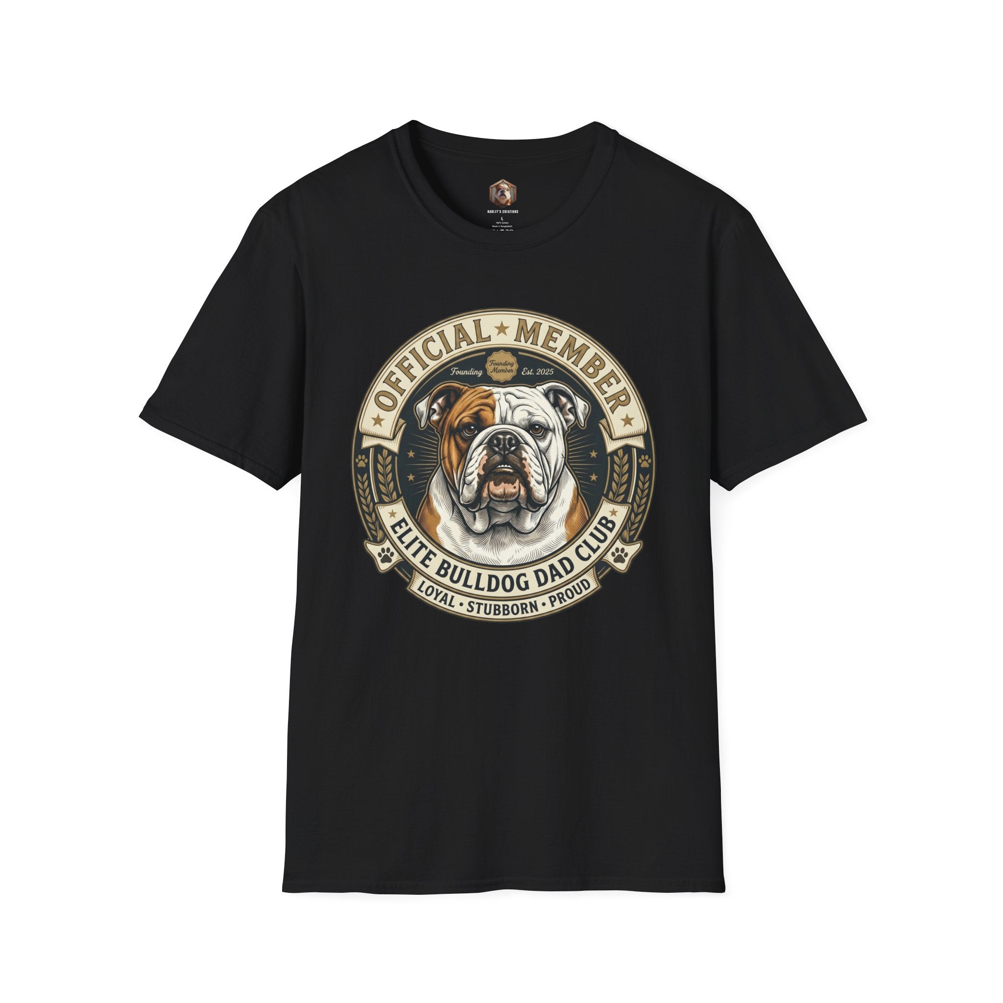 Bulldog Dad Club T-Shirt