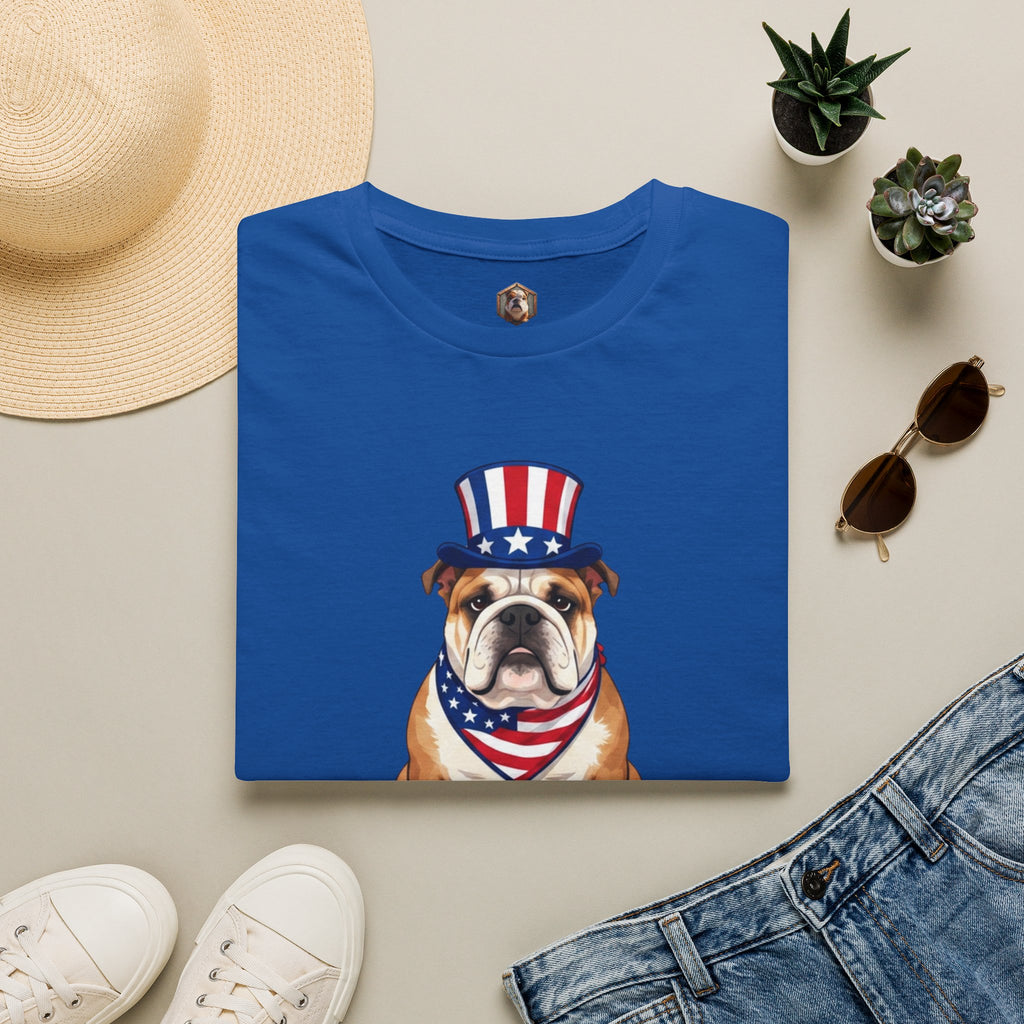 Patriotic Bulldog T-Shirt