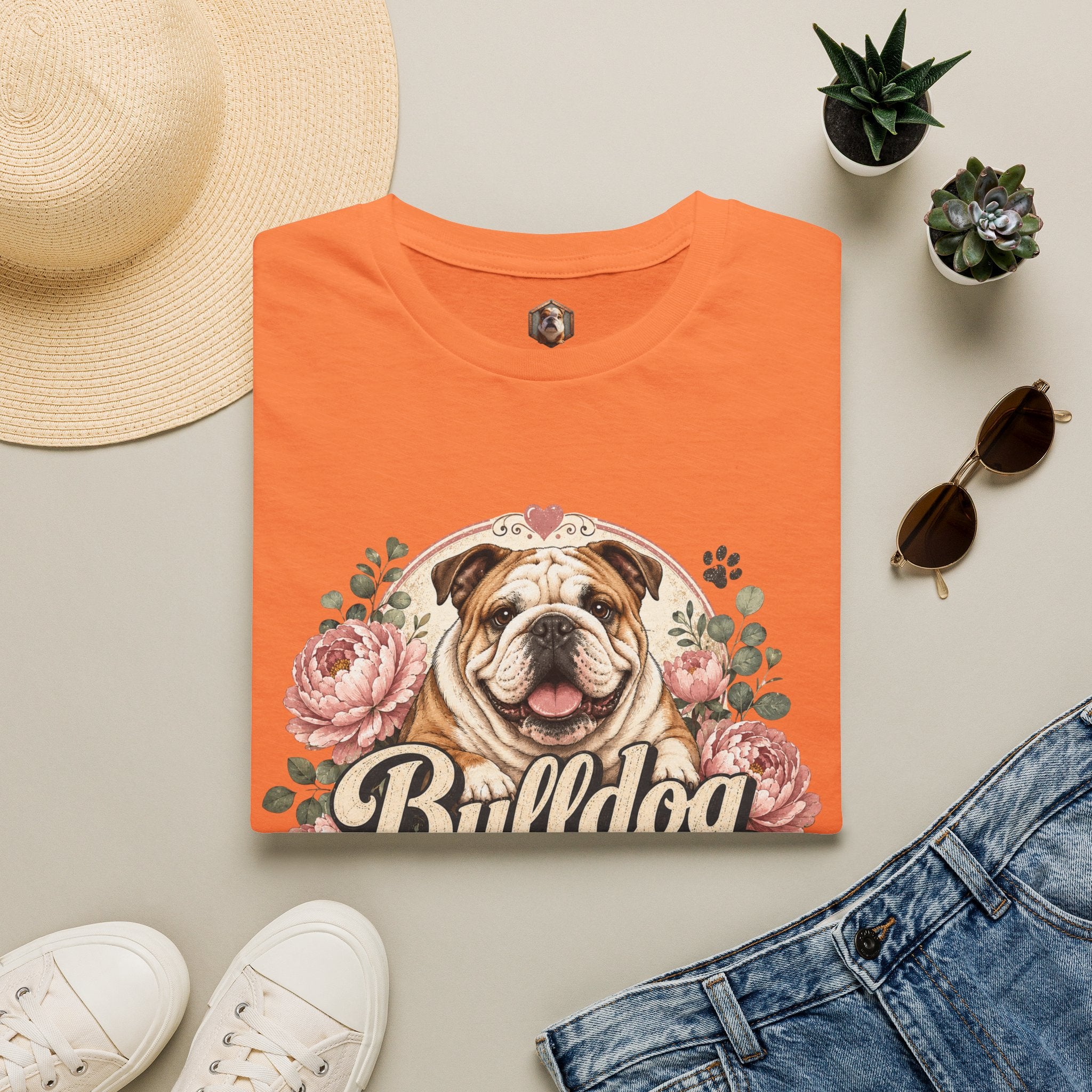 Bulldog Mom T-Shirt