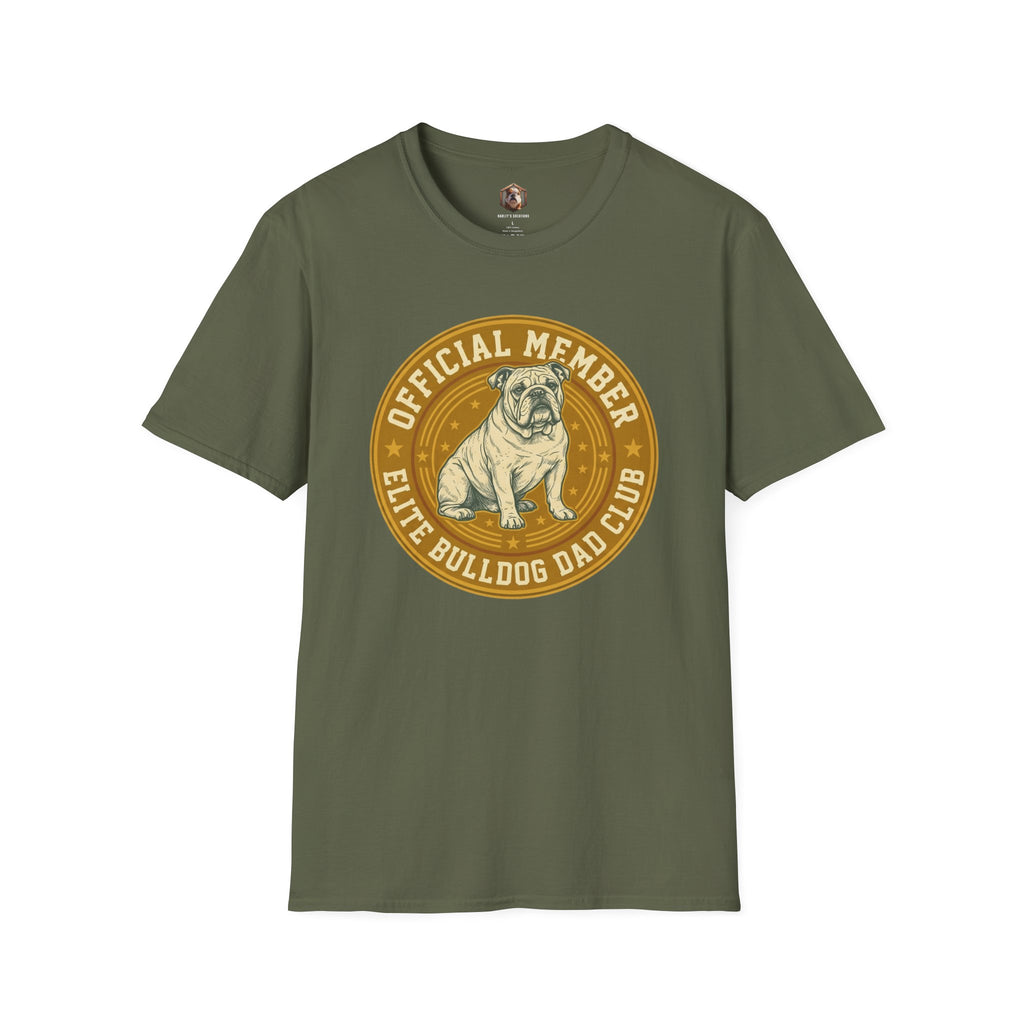 Bulldog Dad Club T-Shirt