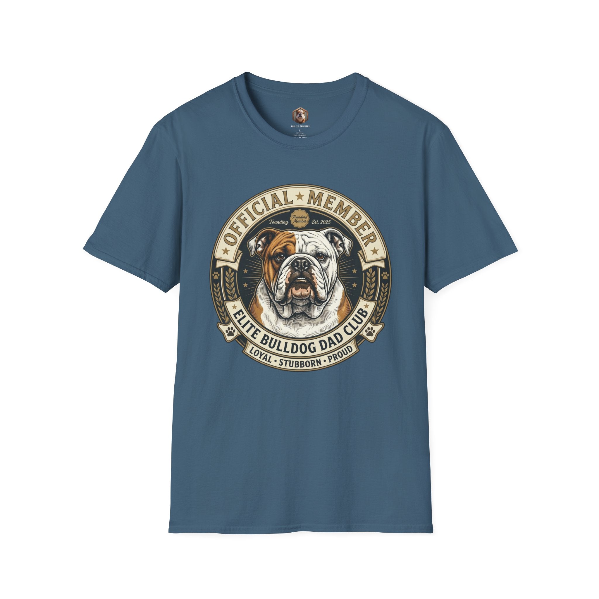 Bulldog Dad Club T-Shirt