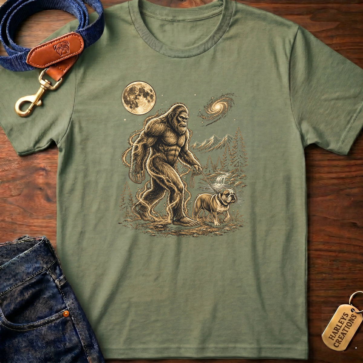 Bigfoot Moonlight Walk T-Shirt