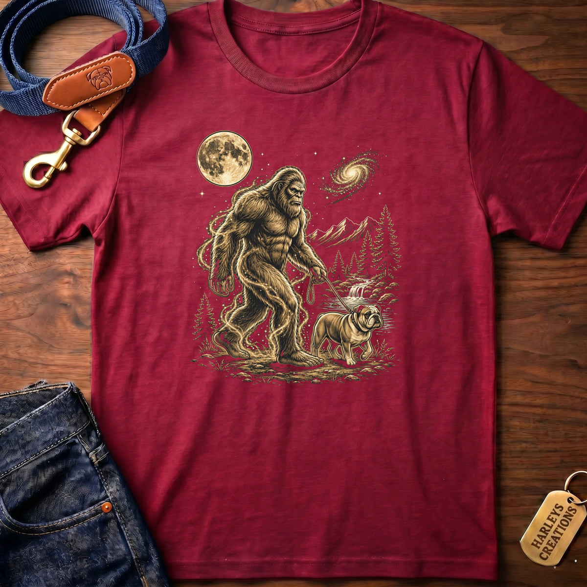 Bigfoot Moonlight Walk T-Shirt