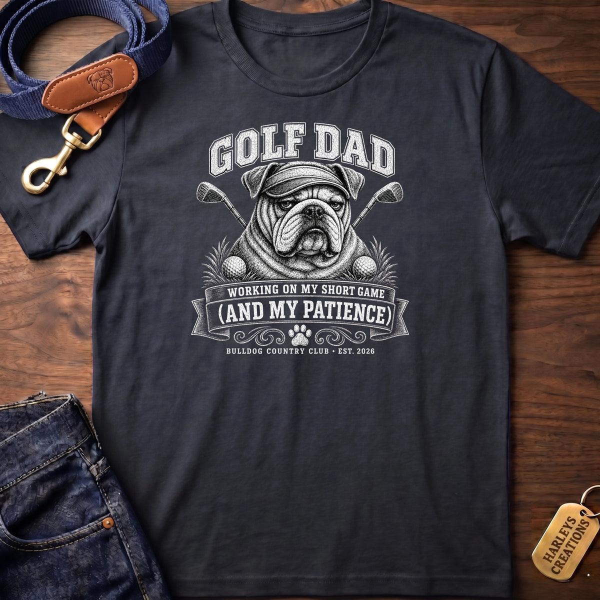 Golf Dad BW T-Shirt