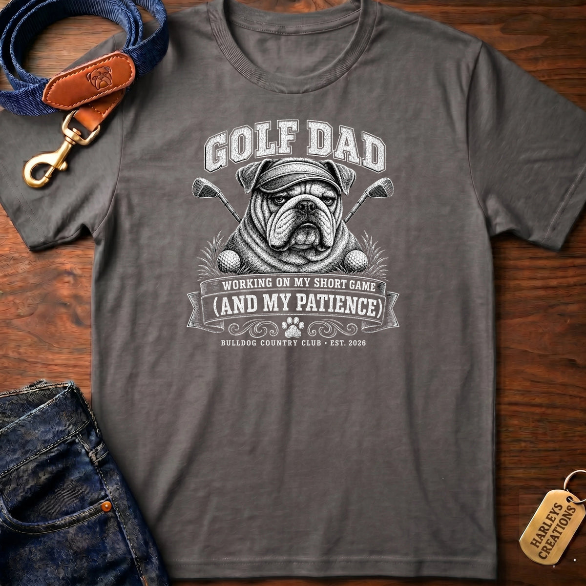 Golf Dad BW T-Shirt