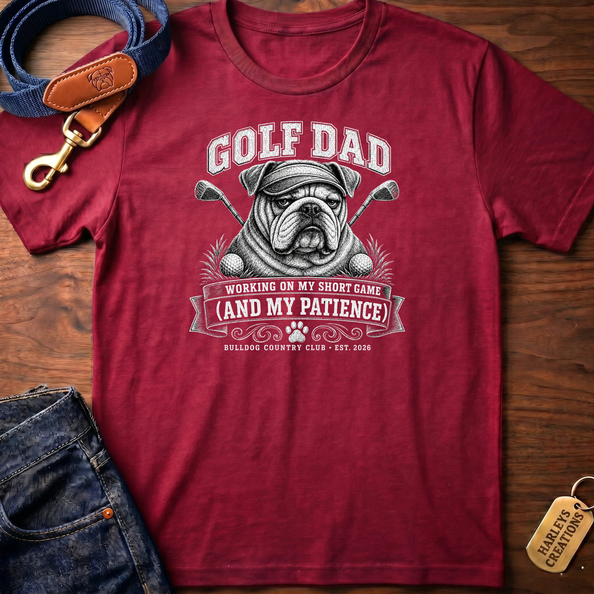 Golf Dad BW T-Shirt
