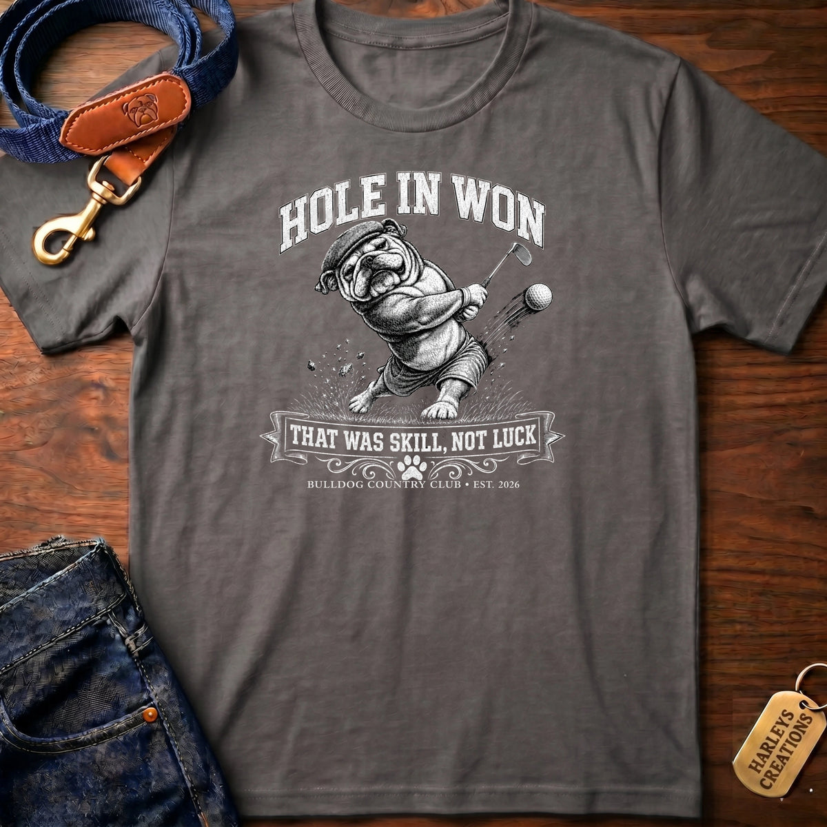 Hole In Won BW T-Shirt