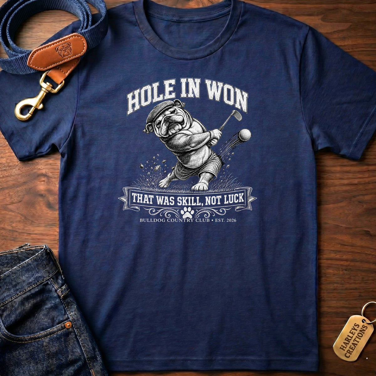 Hole In Won BW T-Shirt
