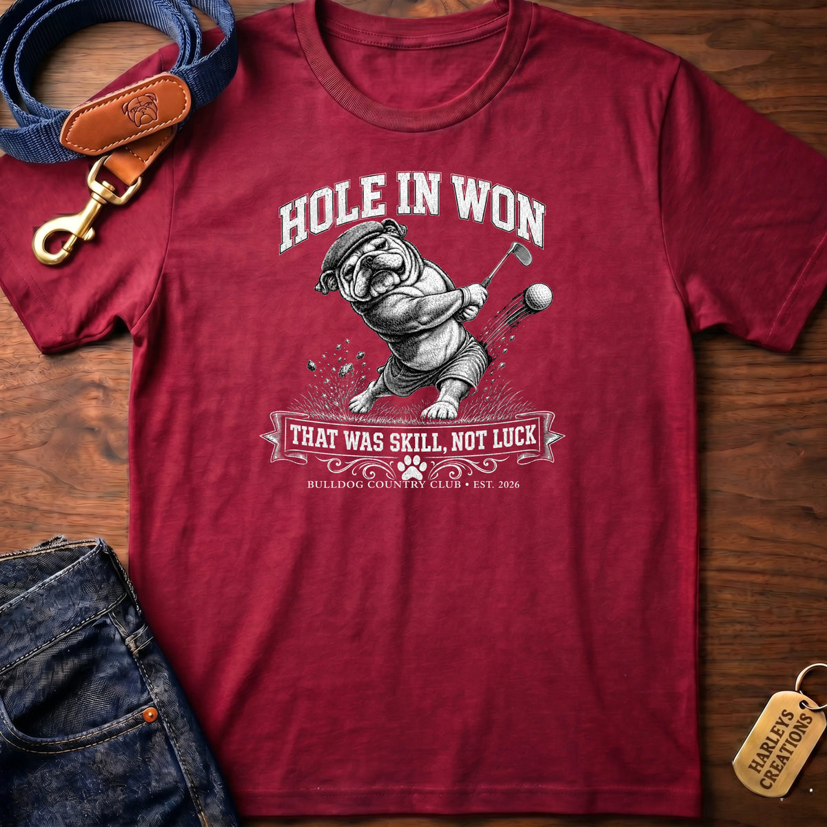 Hole In Won BW T-Shirt