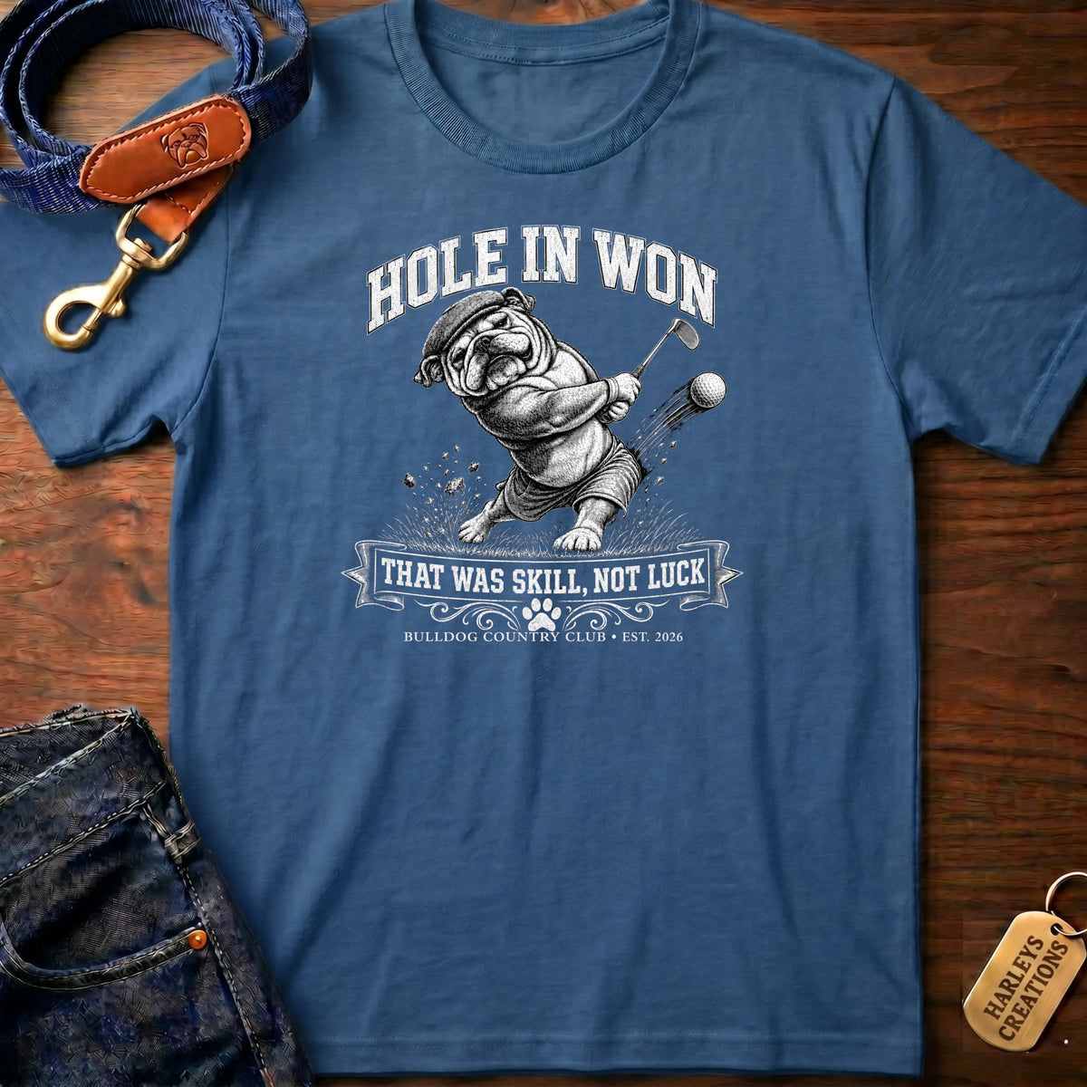 Hole In Won BW T-Shirt