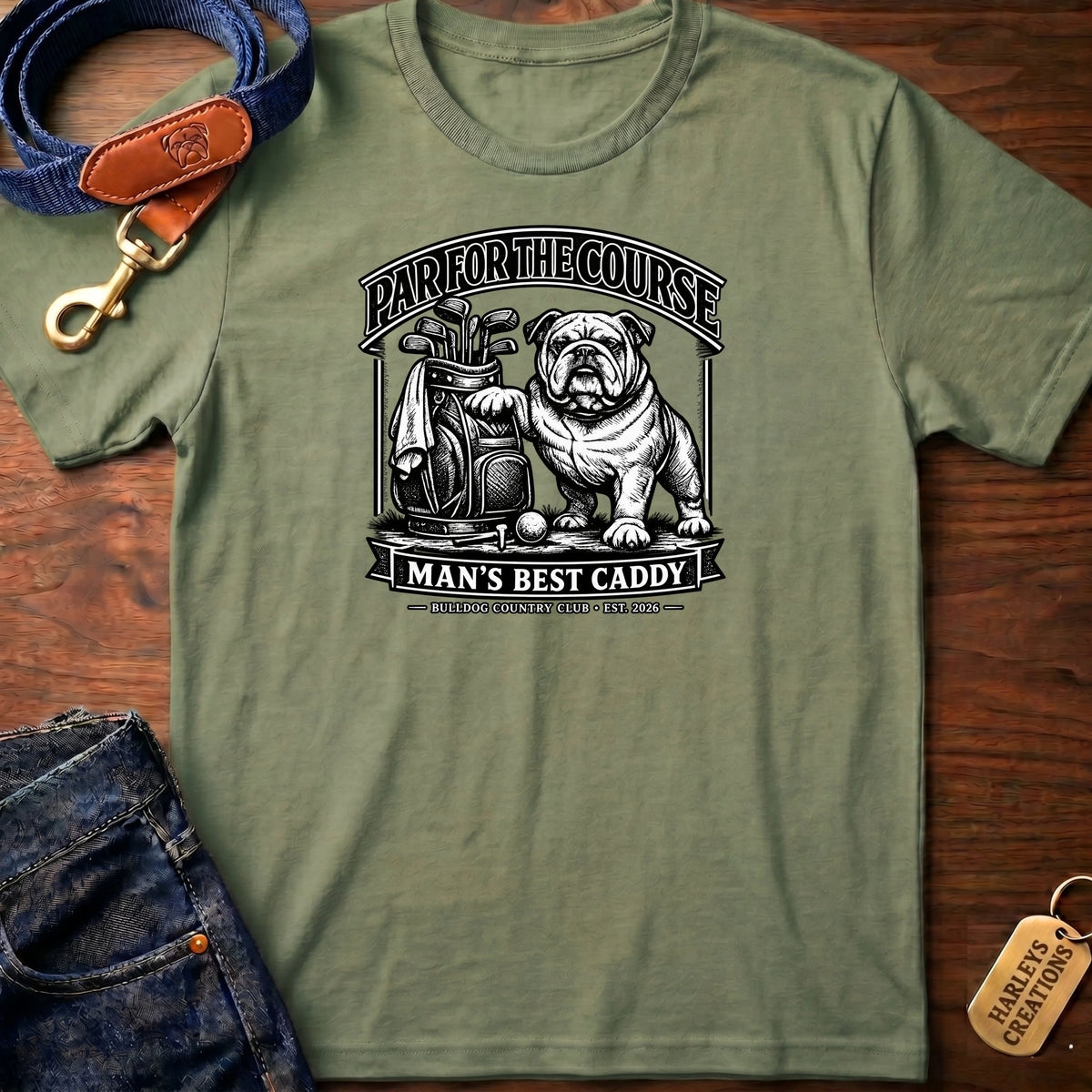 Par for the Course BW T-Shirt