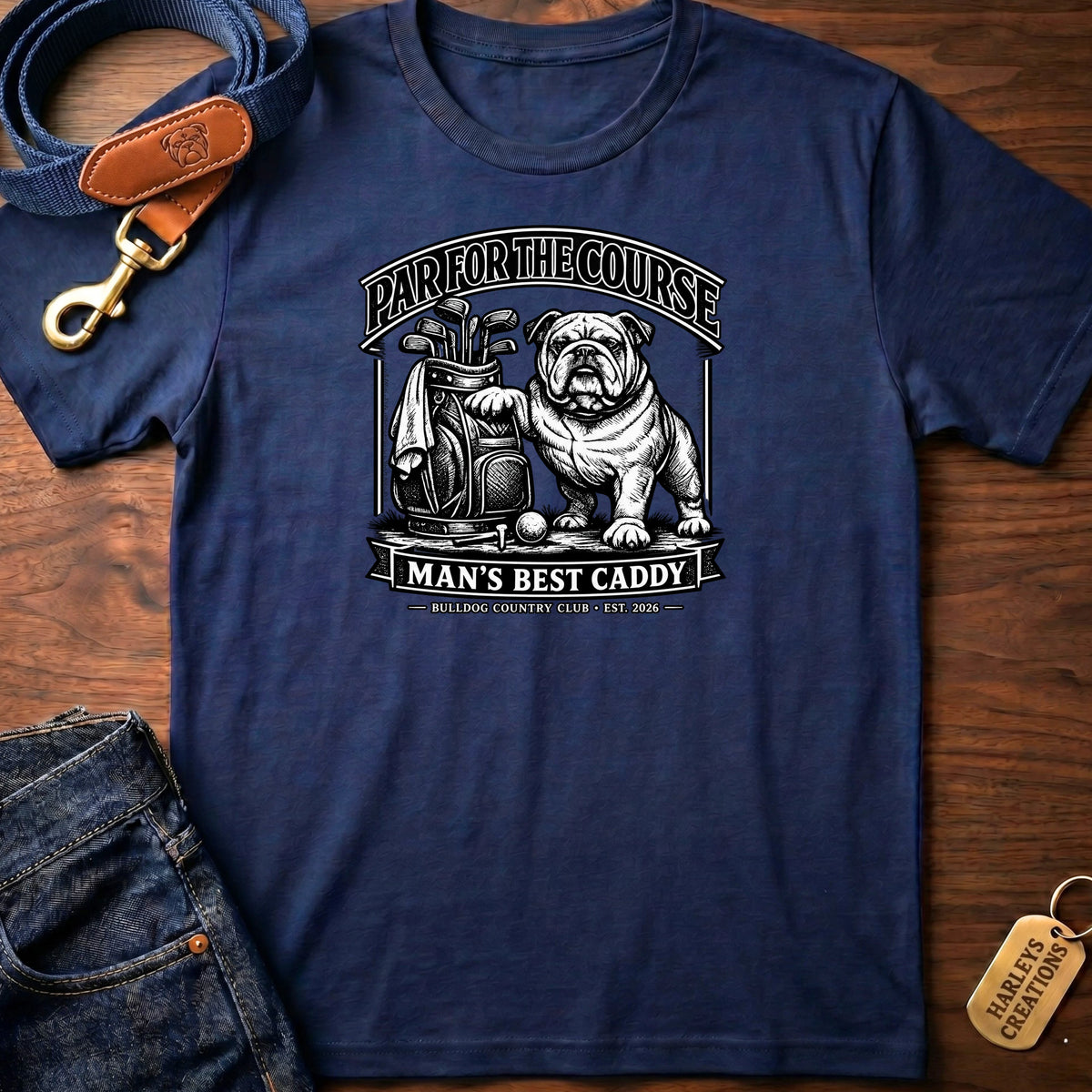 Par for the Course BW T-Shirt