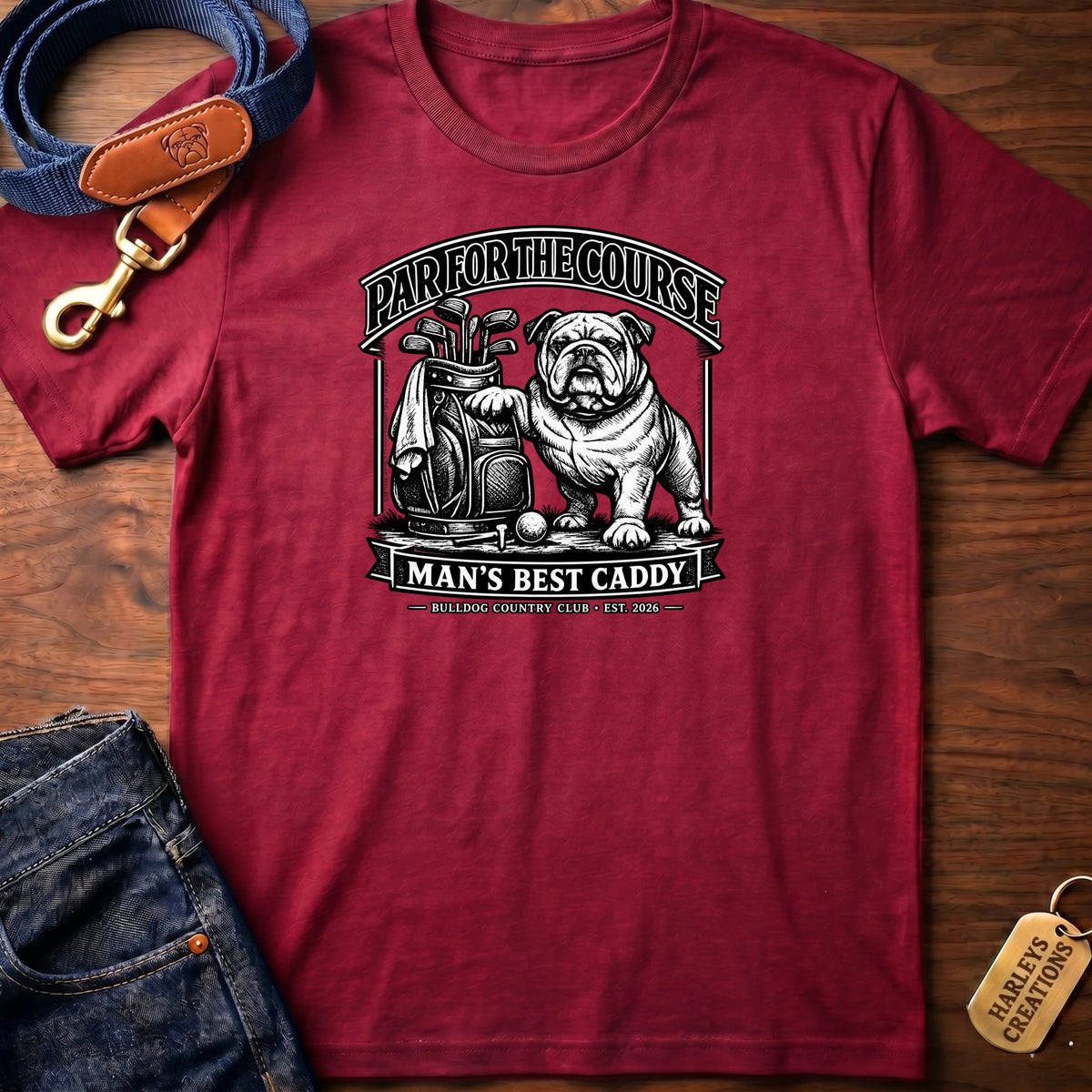 Par for the Course BW T-Shirt