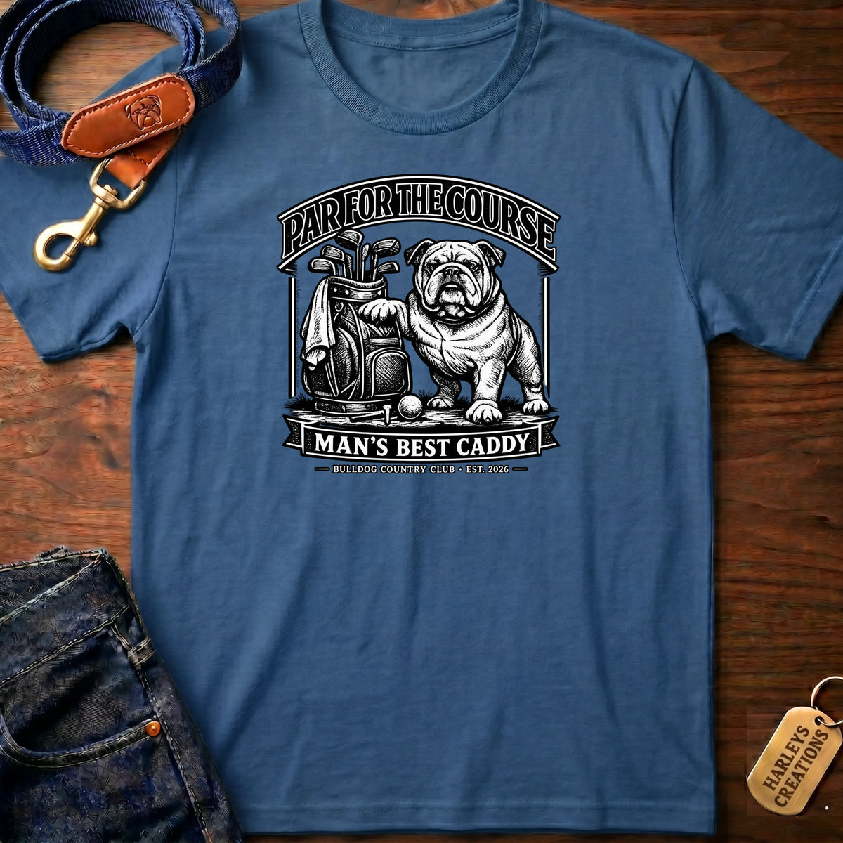 Par for the Course BW T-Shirt